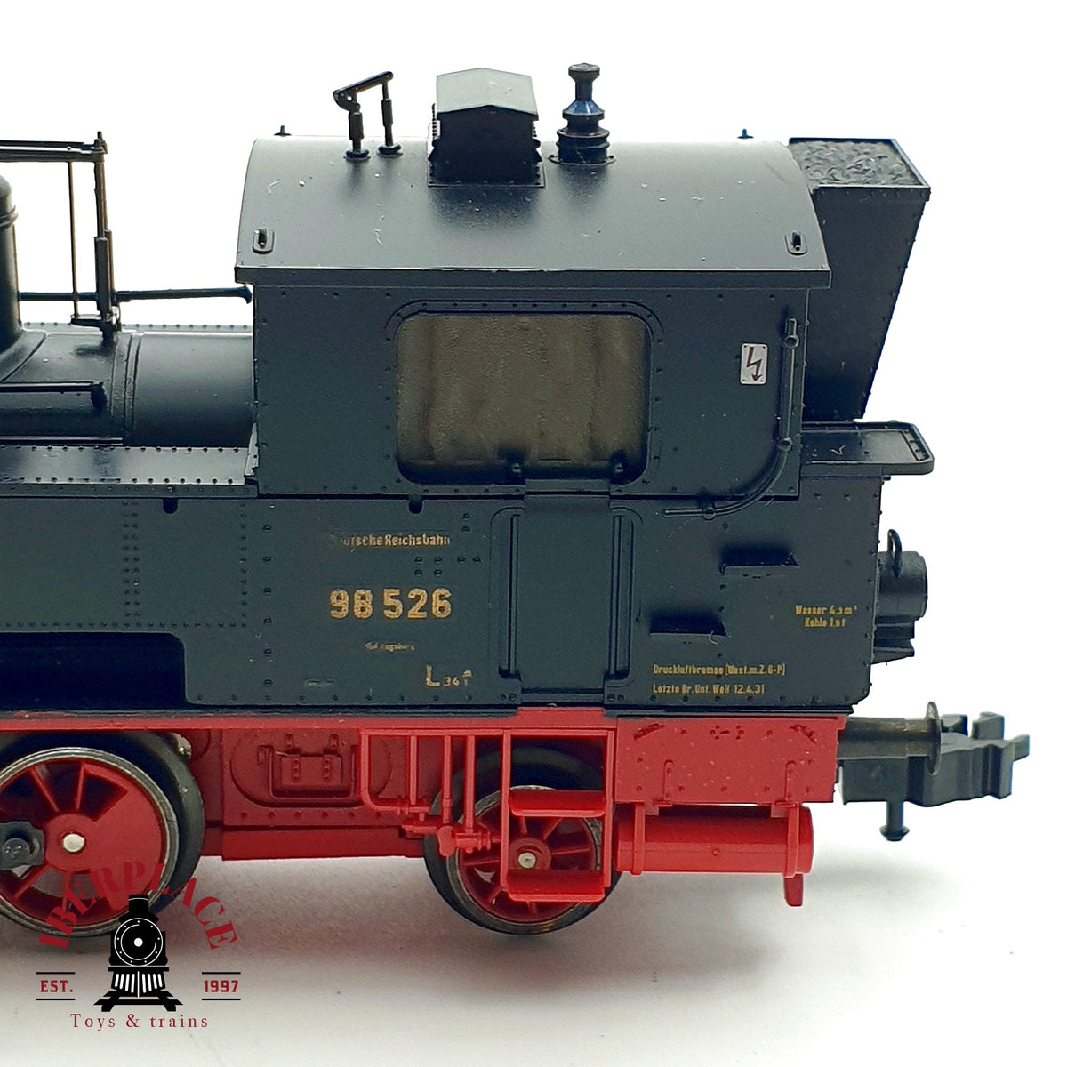 ♻️ ✨ Trix 22414 Locomotora vapor BR 98 526 DRG Epoca II  Escala H0 1:87 DC 1/3