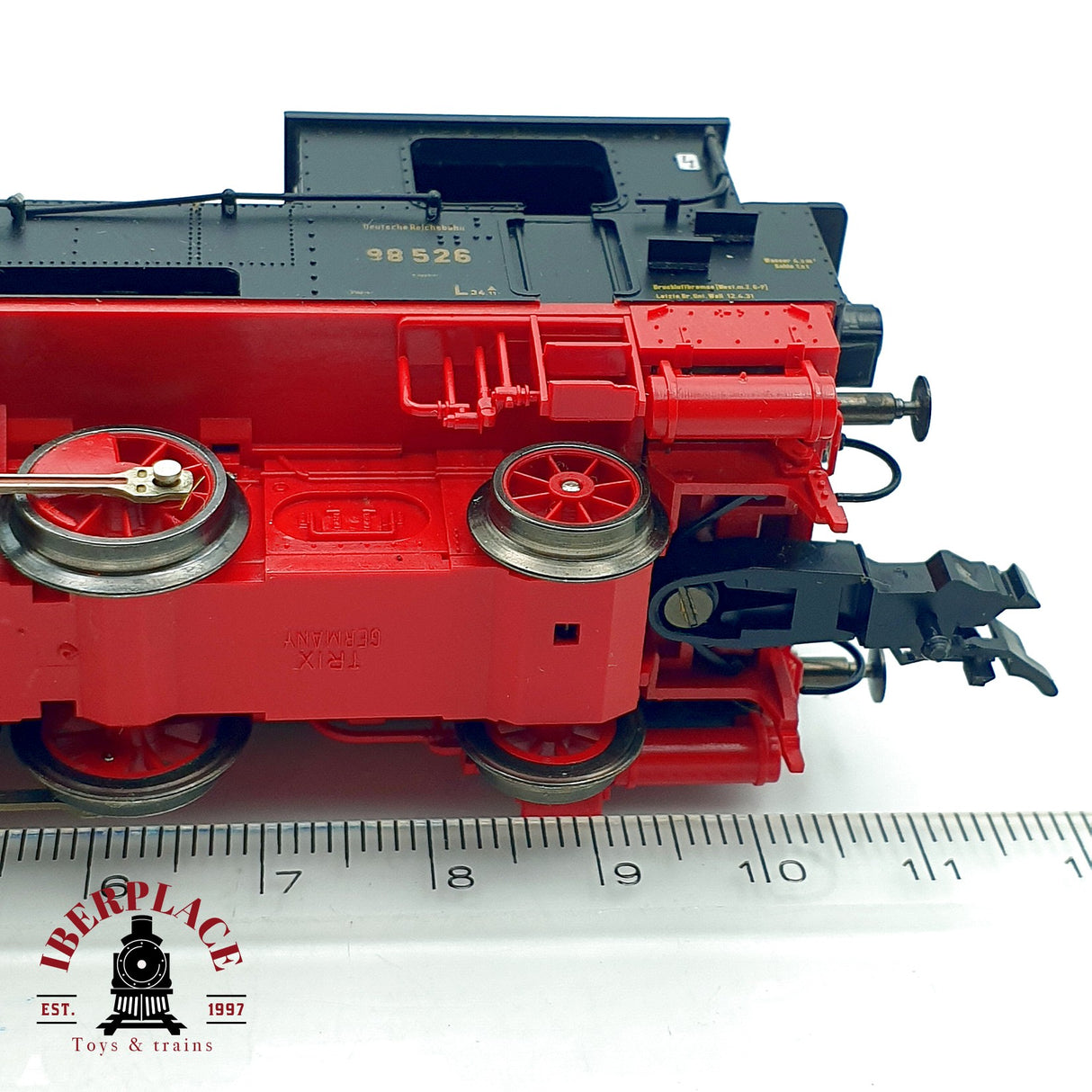 ♻️ ✨ Trix 22414 Locomotora vapor BR 98 526 DRG Epoca II  Escala H0 1:87 DC 3/3