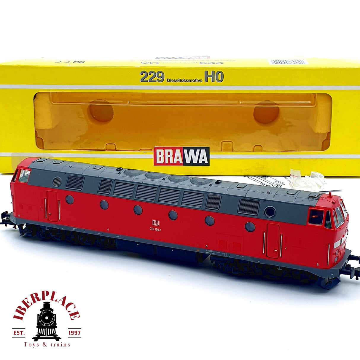 ♻️ ✨ Brawa 0402 Locomotora diesel BR 219 159-1 DB AG Ep V Escala H0 1:87 DC