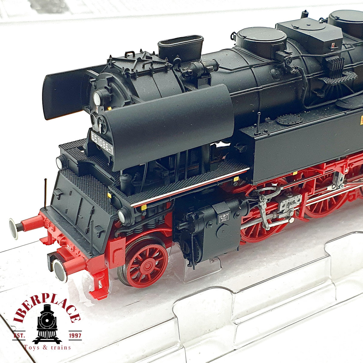 ♻️ ✨ Brawa 0614 Locomotora vapor BR 65 1086-1 DR Epoca IV Escala H0 1:87 DC