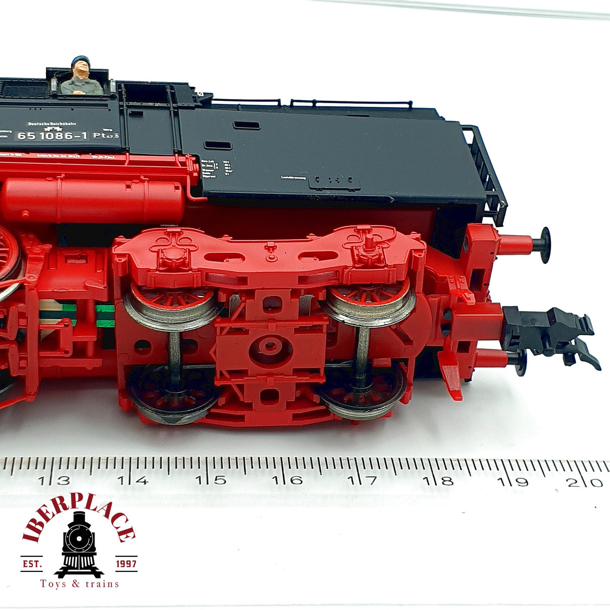 ♻️ ✨ Brawa 0614 Locomotora vapor BR 65 1086-1 DR Epoca IV Escala H0 1:87 DC