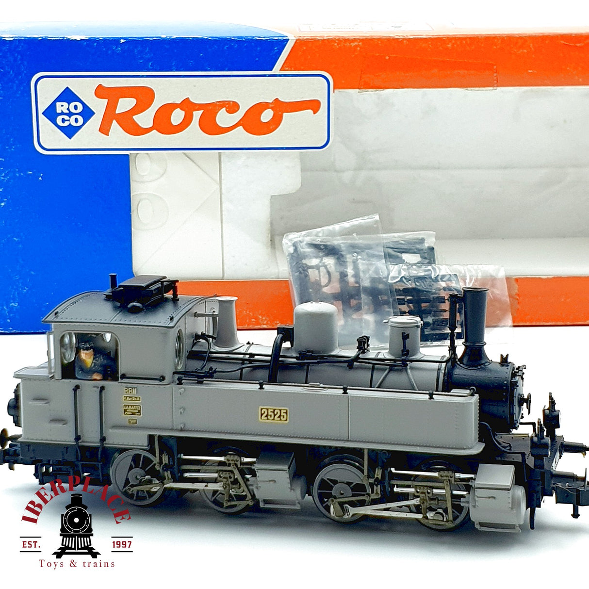 ♻️✨ Roco 43280 Locomotora vapor BB II 2525 K.Bay.Sts.B. Epoca I Escala H0 1:87 DC