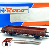 ♻️ ✨ Roco 46306 vagon bordes bajos Kls DB 323 0 291-2 Ep IV Escala H0 1:87 DC