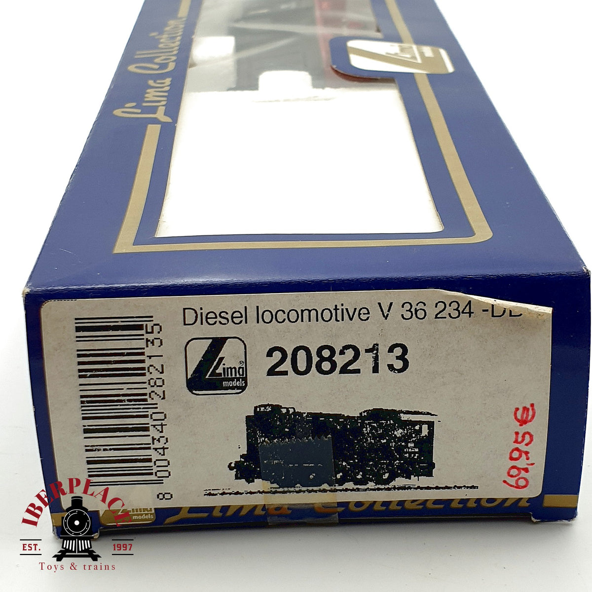 ♻️ 🚂 Lima 208213 Locomotora diesel V 36 234 DB Kanzel Epoca III Escala H0 1:87 DC
