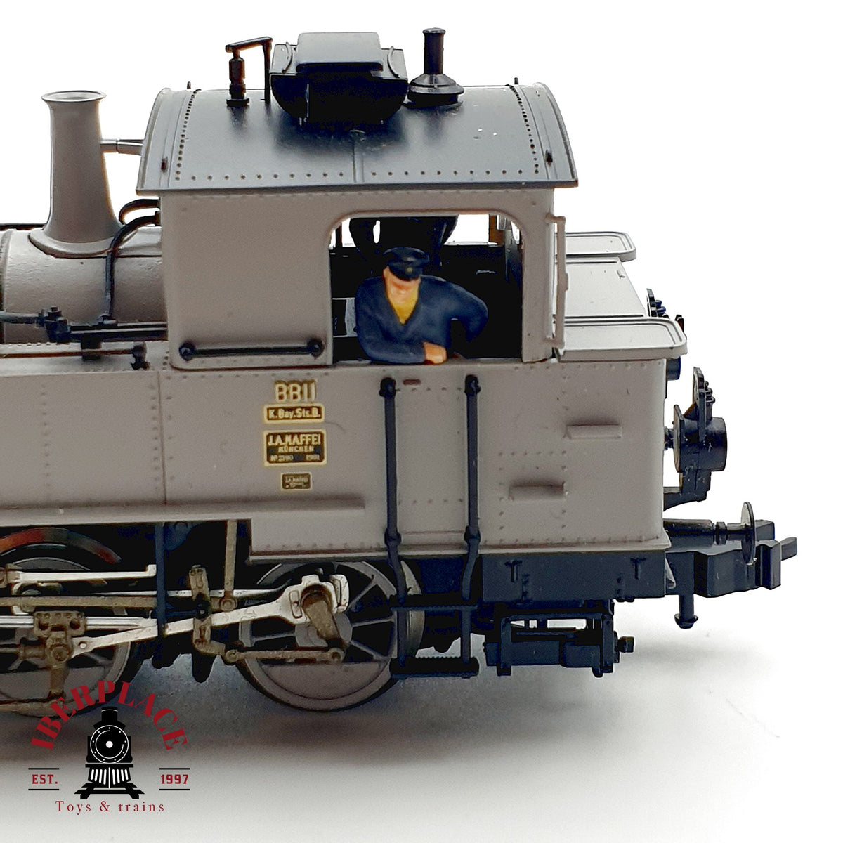 ♻️✨ Roco 43280 Locomotora vapor BB II 2525 K.Bay.Sts.B. Epoca I Escala H0 1:87 DC