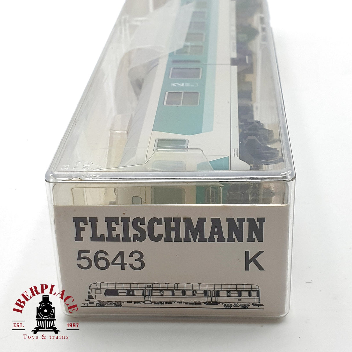 ♻️🔧 Fleischmann 5643K Coche piloto BDnrzf Köln Hbf DB Ep IV Escala H0 1:87 DC