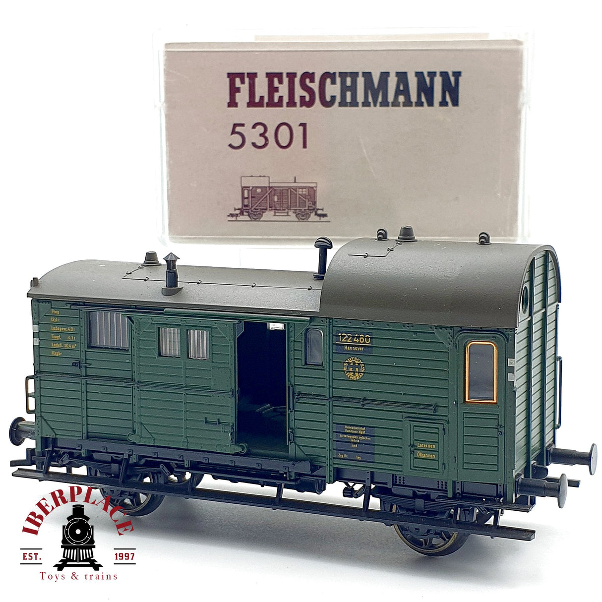 ♻️✨ Fleischmann 5301 Furgon Pgw 122400 Hannover DRG Ep II Escala H0 1:87 DC