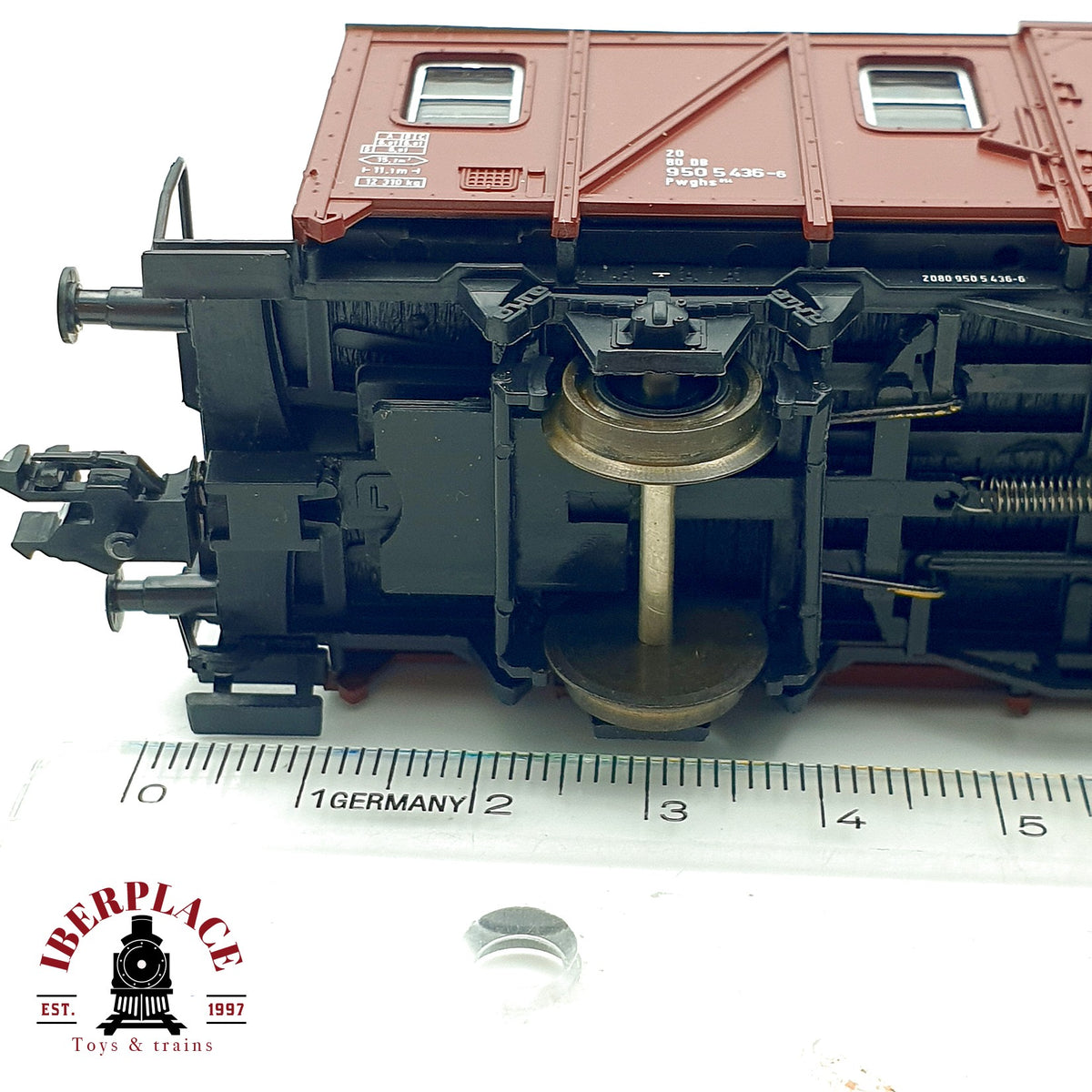 ♻️ ✨ Roco 67773 Furgon servicio Pwgbs DB 950 5 436-6 Ep IV Escala H0 1:87 DC