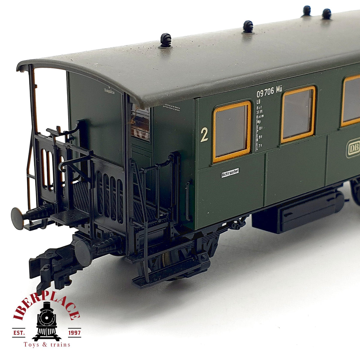♻️ ✨Roco 44800 coche pasajeros 2a cl DB época III Escala H0 1:87 DC