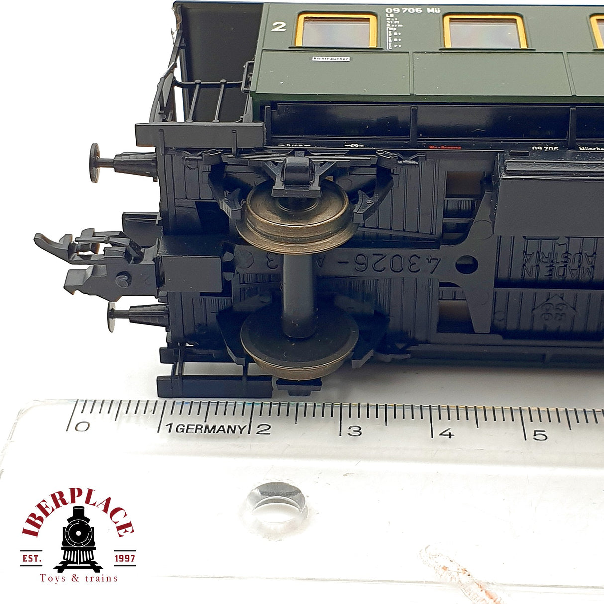 ♻️ ✨Roco 44800 coche pasajeros 2a cl DB época III Escala H0 1:87 DC