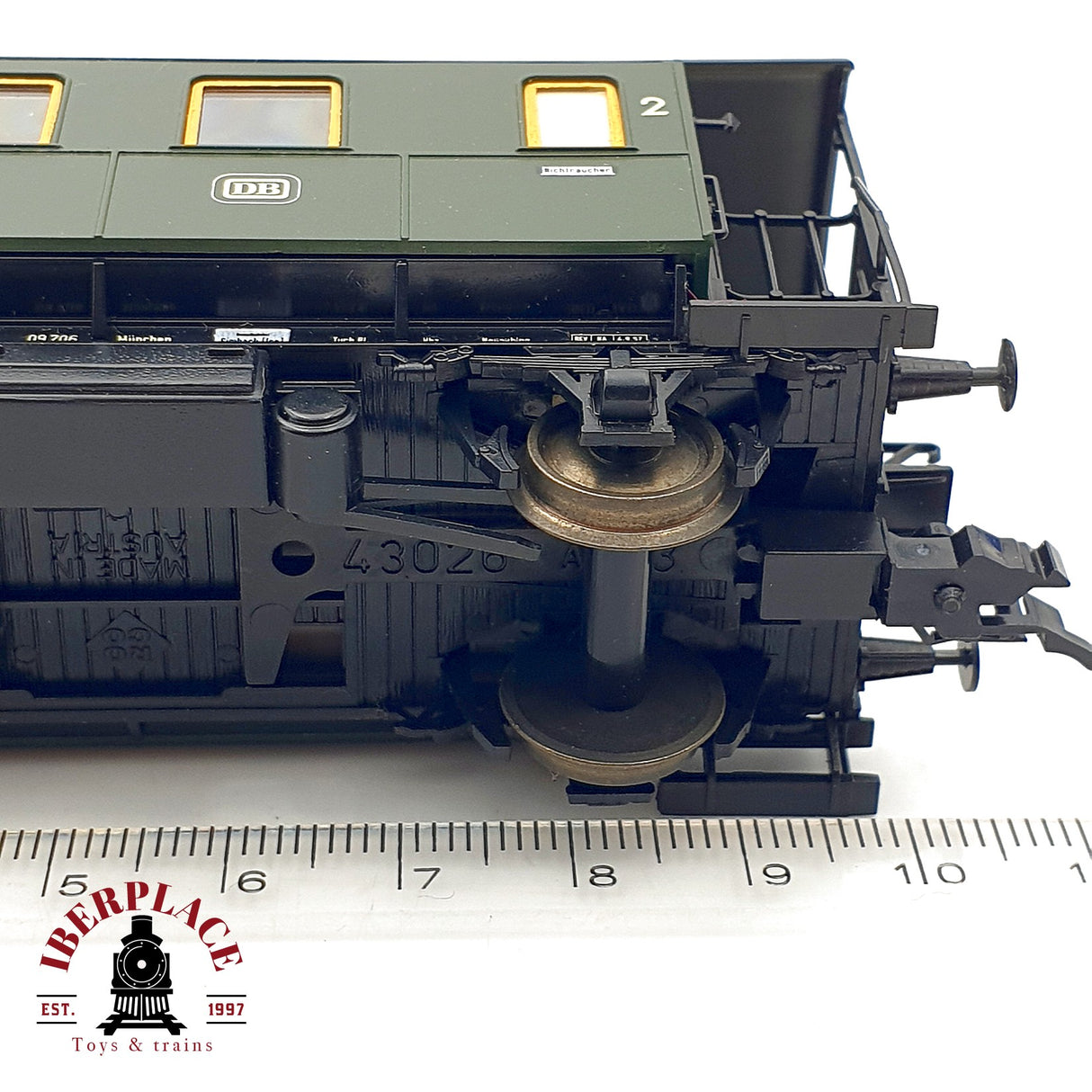 ♻️ ✨Roco 44800 coche pasajeros 2a cl DB época III Escala H0 1:87 DC