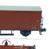 ♻️ ✨ Roco 46820 vagón mercancías cerrado G10 DB época III + plataforma de vagón para repuesto Escala H0 1:87 DC