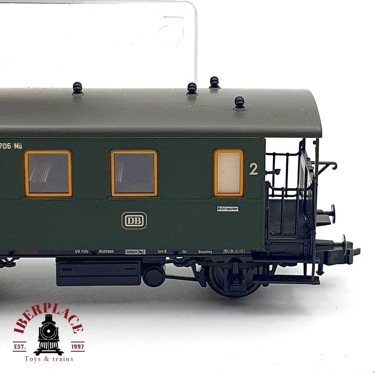 ♻️ ✨ Roco 44804 44800 set 3x vagones pasajeros furgón DB época III Escala H0 1:87 DC