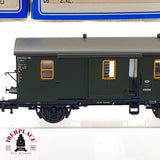 ♻️ ✨ Roco 44804 44800 set 3x vagones pasajeros furgón DB época III Escala H0 1:87 DC