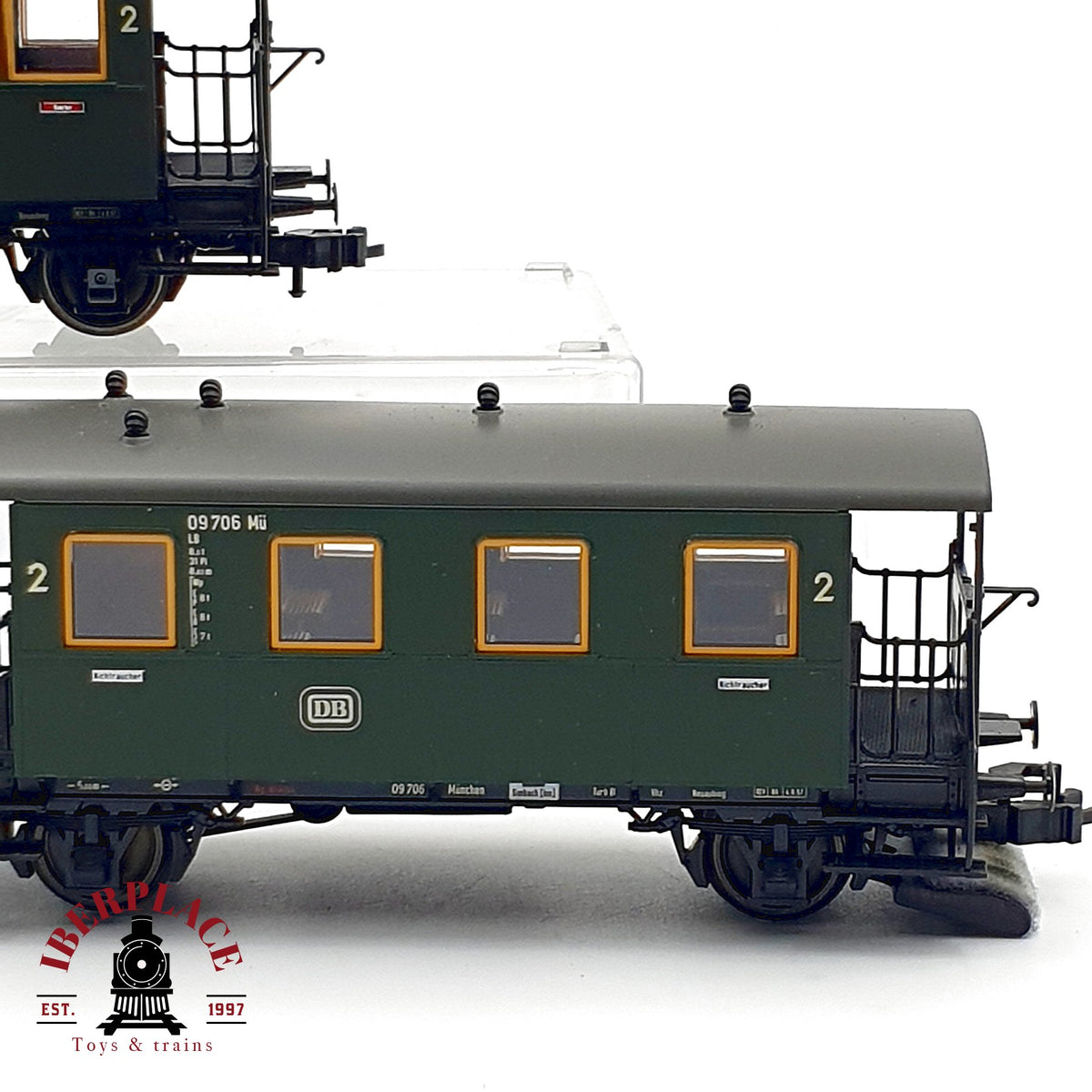 ♻️ ✨Roco 44800 44808 set 3x vagones pasajeros furgon DB época III H0 1:87 DC