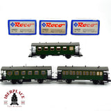 ♻️✨ Roco 44822 44826 set 3x vagones pasajeros Donnerbüchse DB Ep III H0 1:87 DC