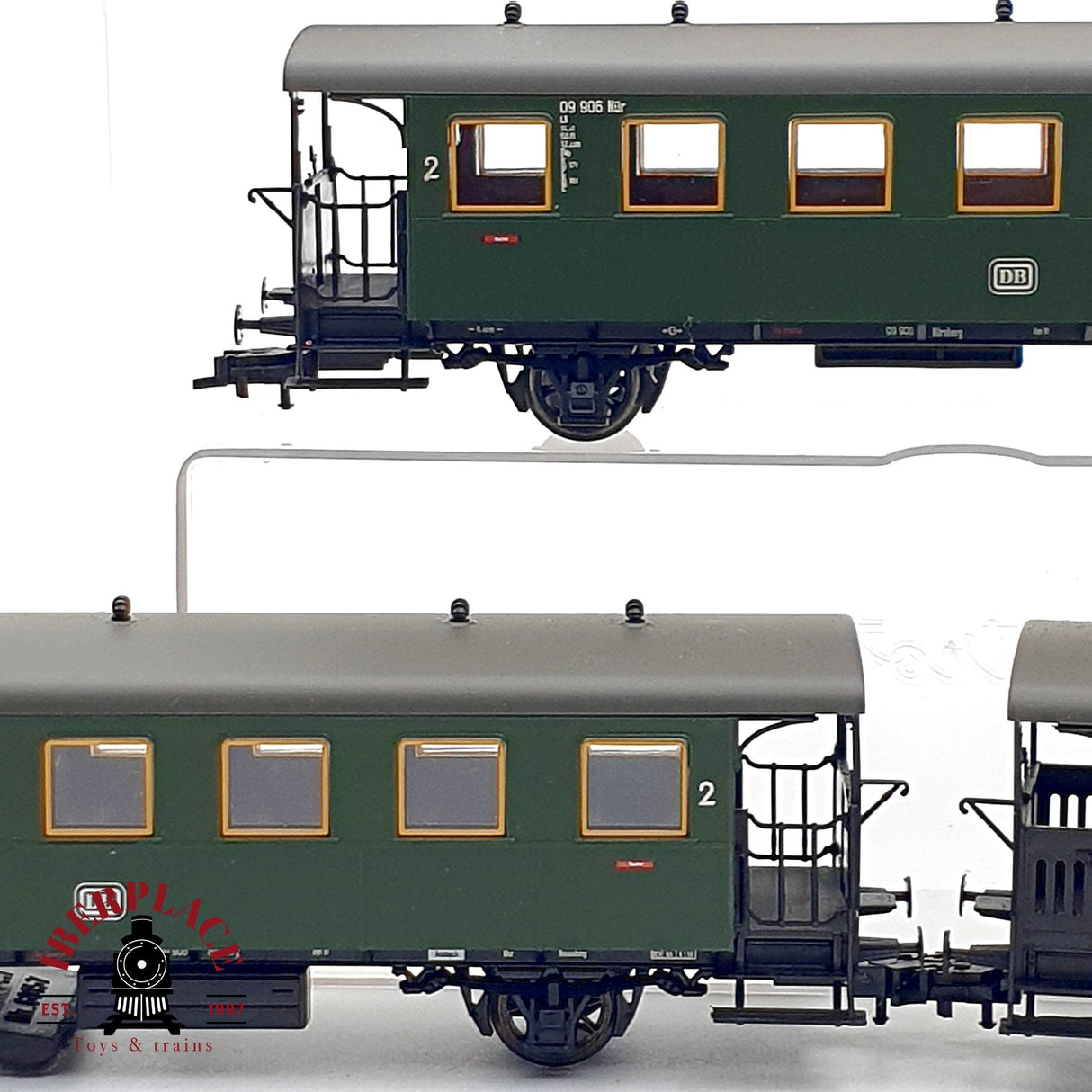 ♻️✨ Roco 44822 44826 set 3x vagones pasajeros Donnerbüchse DB Ep III H0 1:87 DC