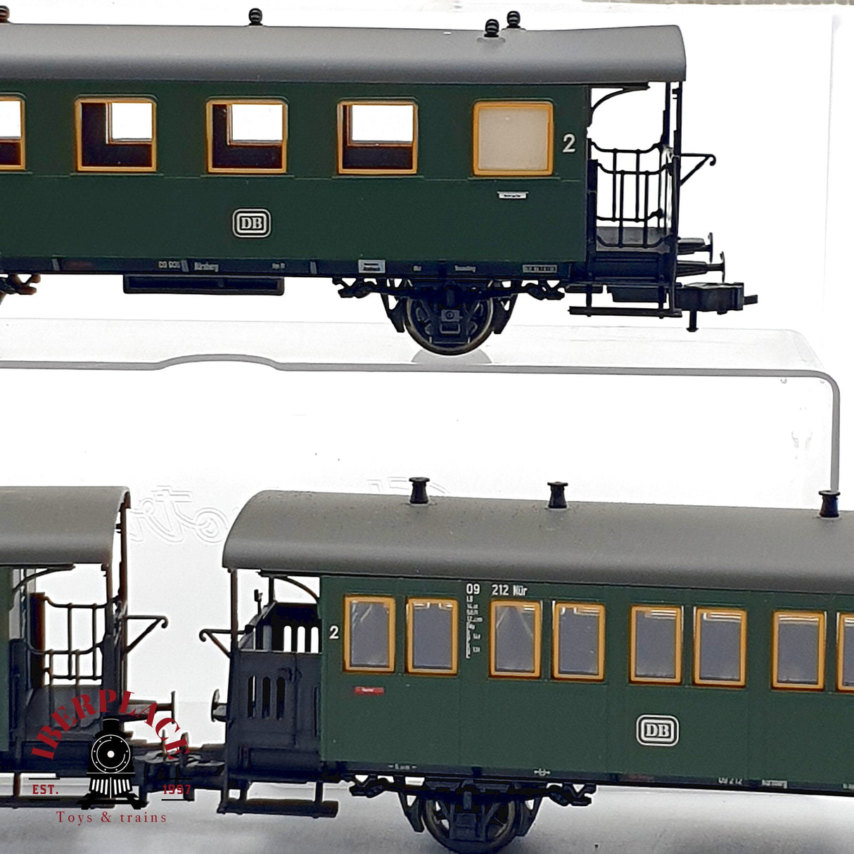 ♻️✨ Roco 44822 44826 set 3x vagones pasajeros Donnerbüchse DB Ep III H0 1:87 DC
