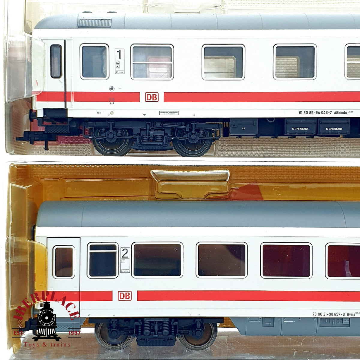 ♻️✨ Fleischmann 5182-5188 set 5x vagones IC ICE DB AG época V Escala H0 1:87 DC