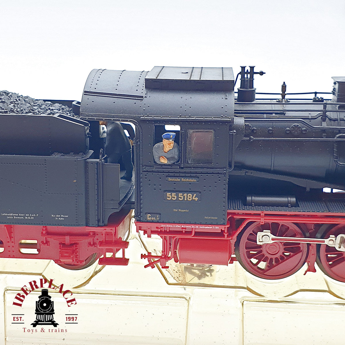 ♻️✨ Fleischmann 4154 Locomotora vapor BR 55 DRG Epoca II Escala H0 1:87 DC