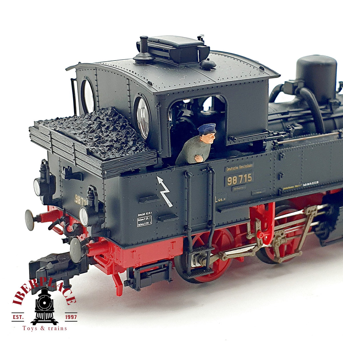 ♻️✨ Roco 43282 Locomotora vapor BR 98 715 DRG Epoca II Escala H0 1:87 DC