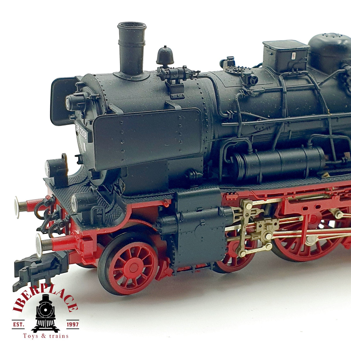 ♻️✨ Fleischmann 4166K Locomotora vapor BR 38 2208 DB Epoca III Escala H0 1:87 DC