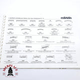 ♻️ 2da mano - Märklin 0290 0212 plano de vías Z escala 1:220