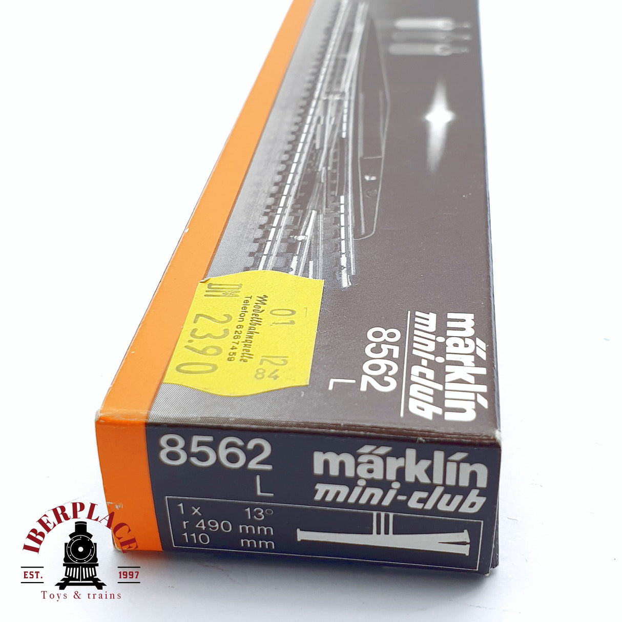 ♻️ 2da mano - Märklin 8562 Desvío eléctrico a la izquierda Z escala 1:220