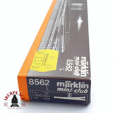 ♻️ 2da mano - Märklin 8562 Desvío eléctrico a la izquierda Z escala 1:220