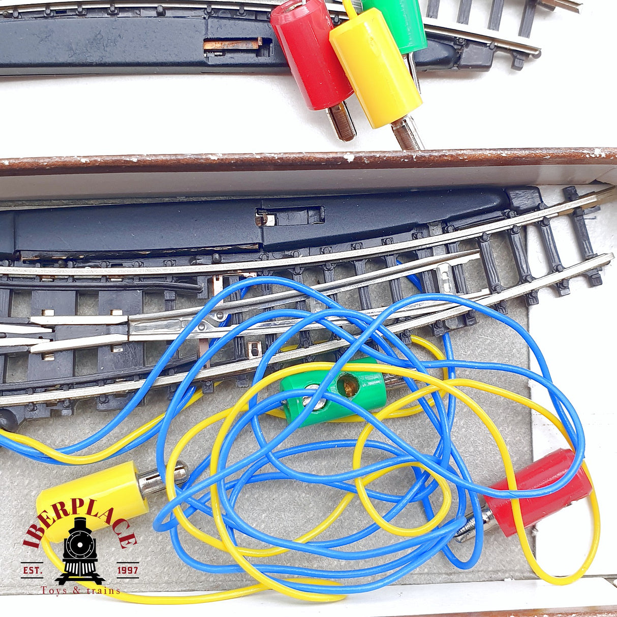 ♻️ 2da mano - Märklin 8567 Desvío eléctrico curvo izquierda derecha  Z escala 1:220