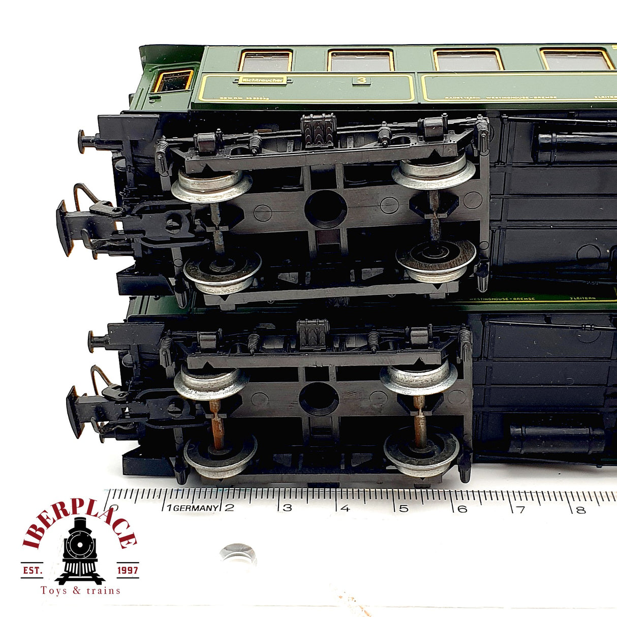 ♻️ 4x Märklin  4135 vagones pasajeros K.Bay.Sts.B Clase 3 H0 escala 1:87 A28