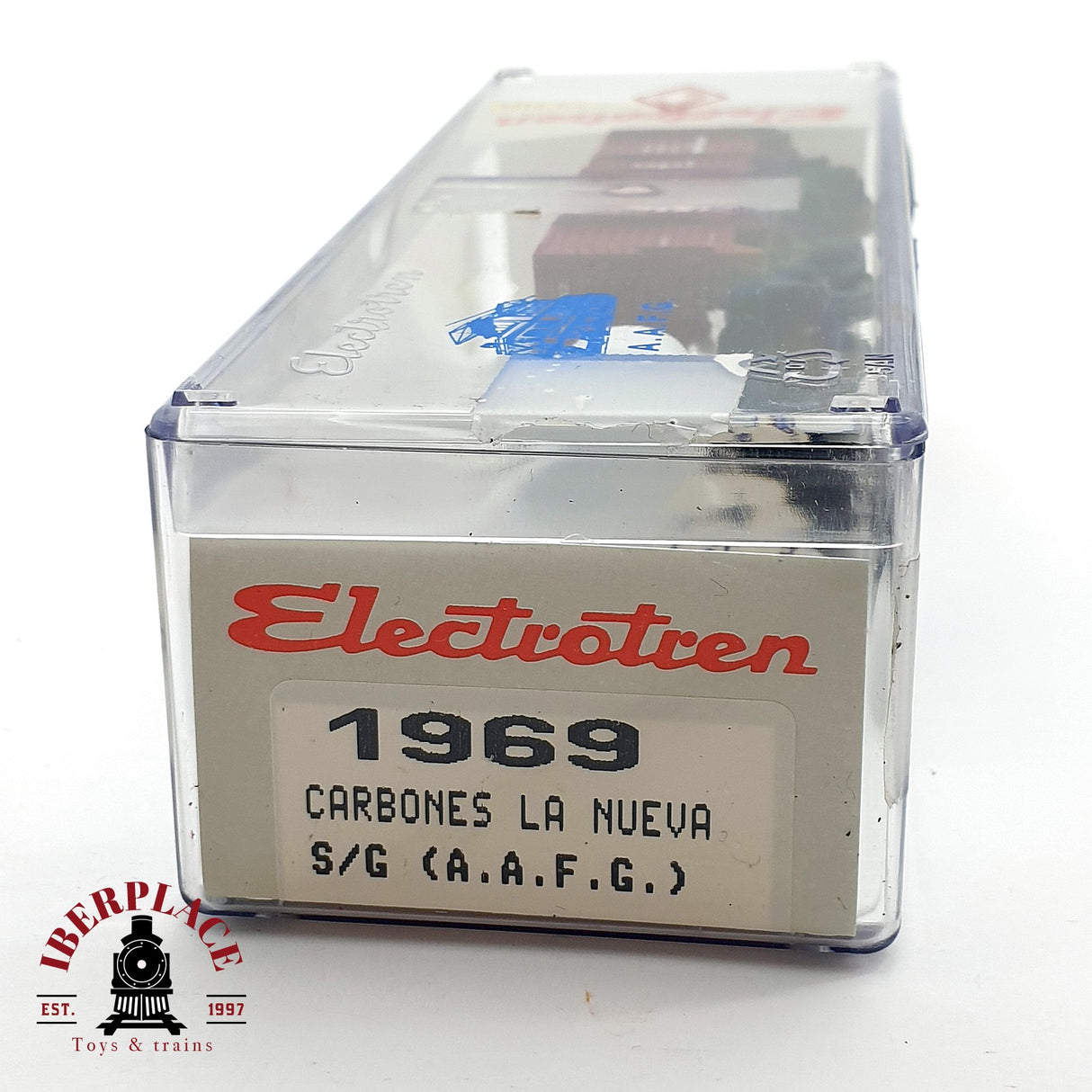 ♻️ DC Electrotren 1969 vagón de bordes carbones la nueva S/G A.A.F.G RENFE H0 escala 1:87 A28