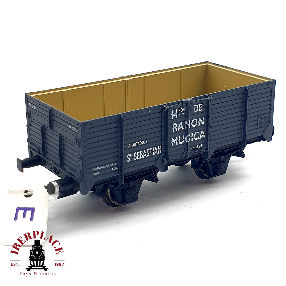 ♻️ DC Electrotren 1967 vagón abierto hermanos ramón Múgica RENFE H0 escala 1:87 A28