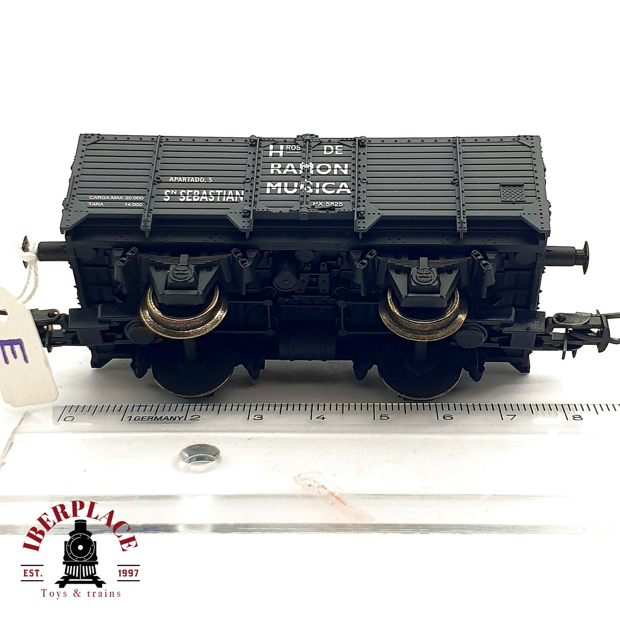 ♻️ DC Electrotren 1967 vagón abierto hermanos ramón Múgica RENFE H0 escala 1:87 A28