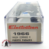 ♻️ DC Electrotren 1966 vagón cerrado junta de obras puerto pasaje RENFE H0 escala 1:87 A28