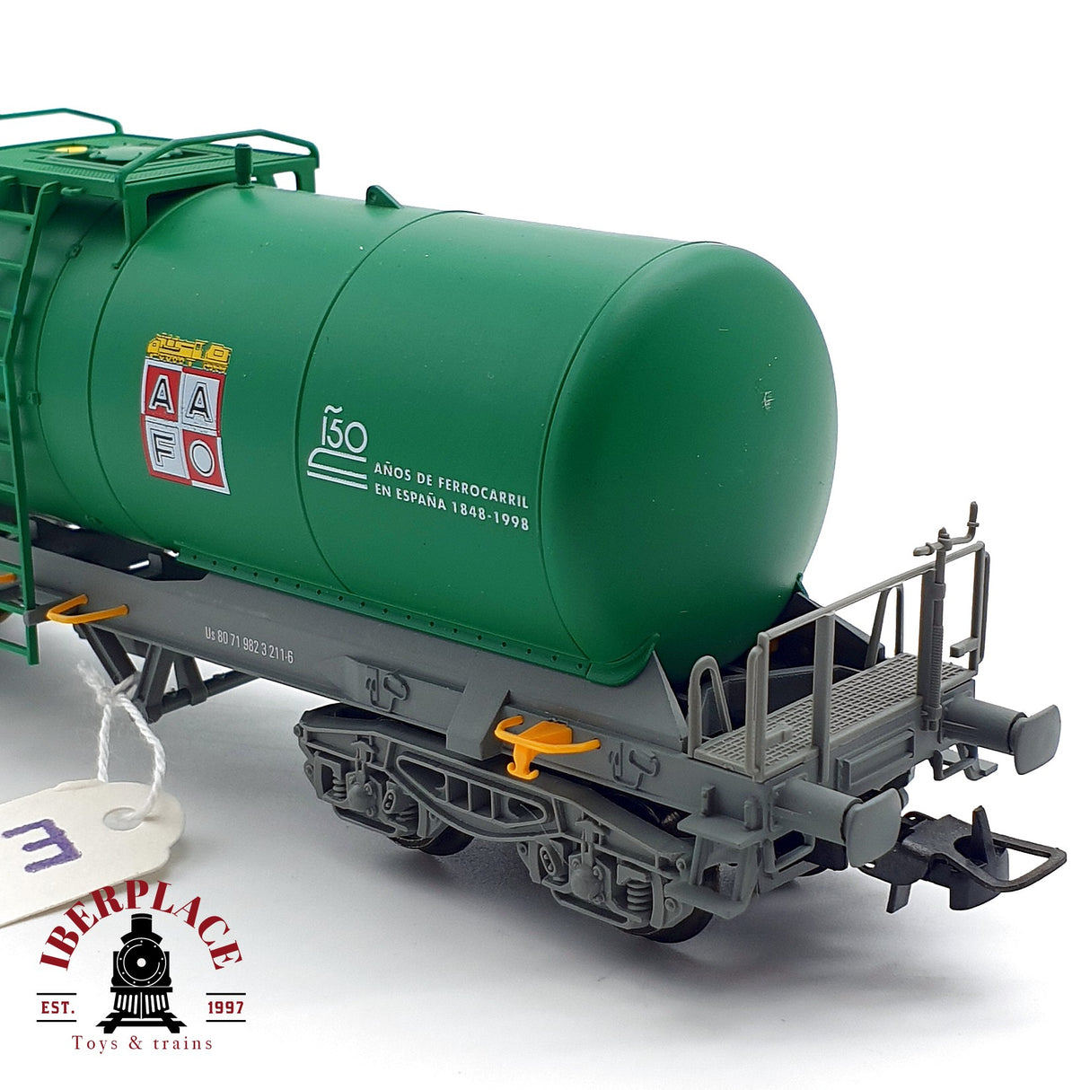 ♻️ Electrotren 5814K vagón cisterna 150 aniversario Cargas RENFE H0 escala 1:87 A28
