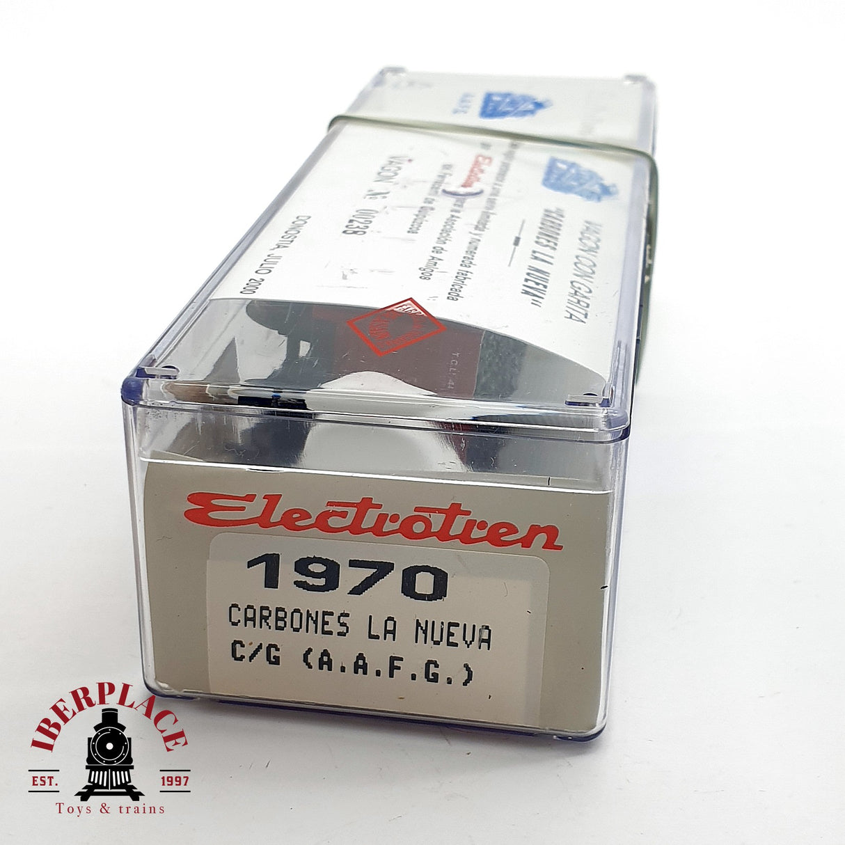 ♻️ DC Electrotren 1970 vagón abierto carbones la nueva C/G A.A.F.G RENFE H0 escala 1:87 A28