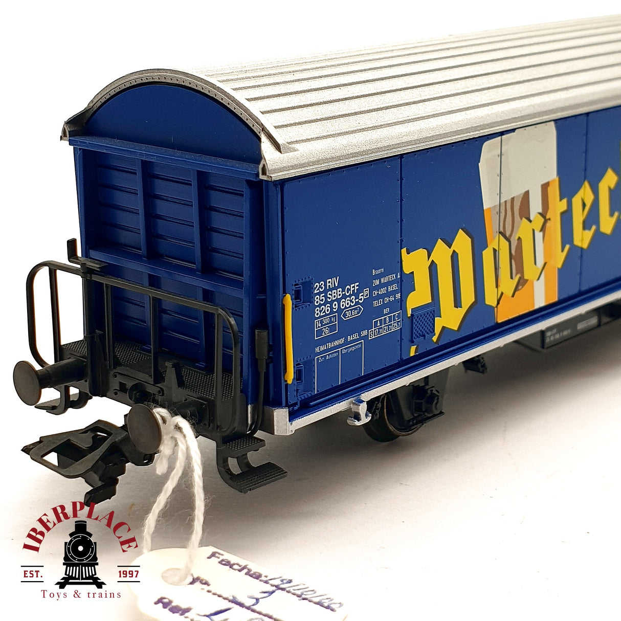 ♻️ AC Märklin 4836 vagón mercancias Warteck SBB CFF H0 escala 1:87 A28