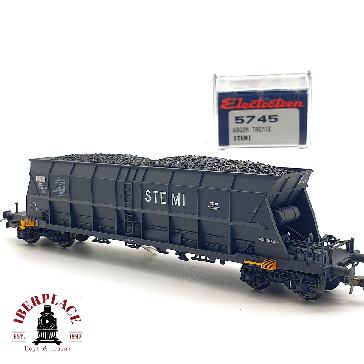 ♻️ DC Electrotren 5745 vagón tolva Stemi SNCF H0 escala 1:87 A28