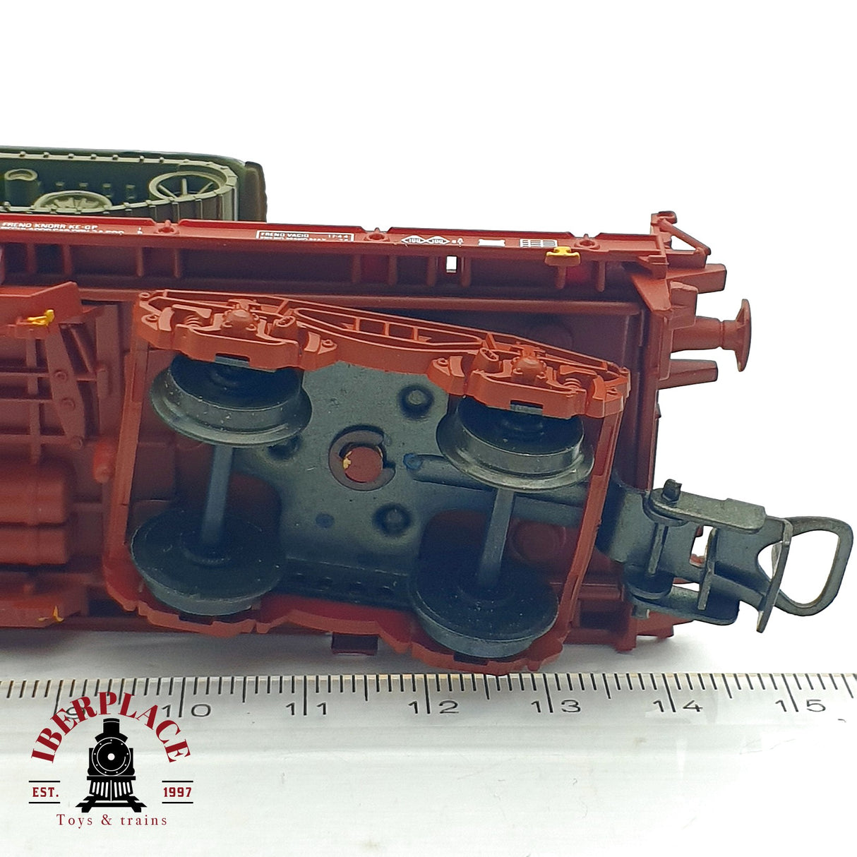 ♻️ DC Electrotren vagón plataforma con tanque militar  RENFE H0 escala 1:87 A28