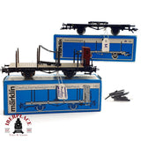 ♻️ AC 2x Märklin 4684 4697 vagones de  plataforma giratoria H0 escala 1:87 A28