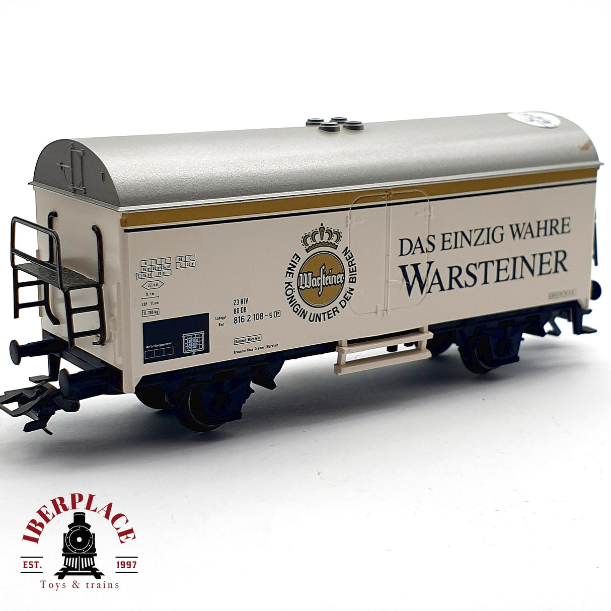 ♻️ AC Märklin vagon cervecero Warsteiner DB  H0 escala 1:87 A28