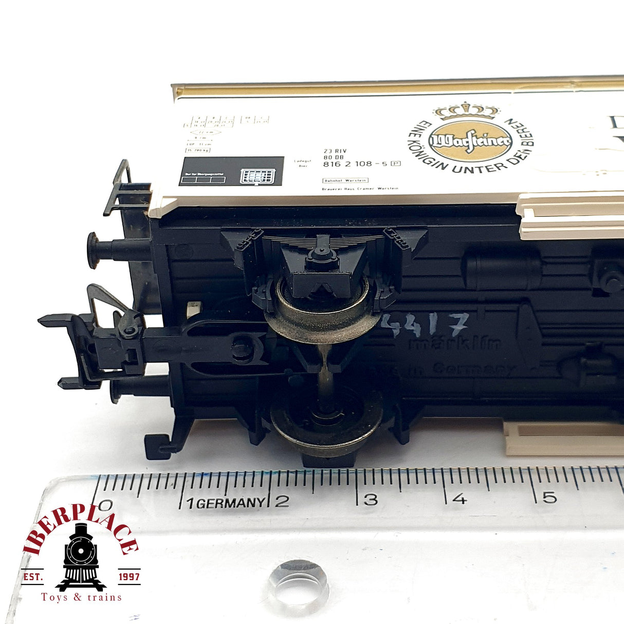 ♻️ AC Märklin vagon cervecero Warsteiner DB  H0 escala 1:87 A28