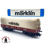 ♻️ AC Märklin 4475 vagón plataforma con lona DB 398 H0 escala 1:87 A28