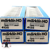 ♻️ 4x Märklin  4135 vagones pasajeros K.Bay.Sts.B Clase 3 H0 escala 1:87 A28
