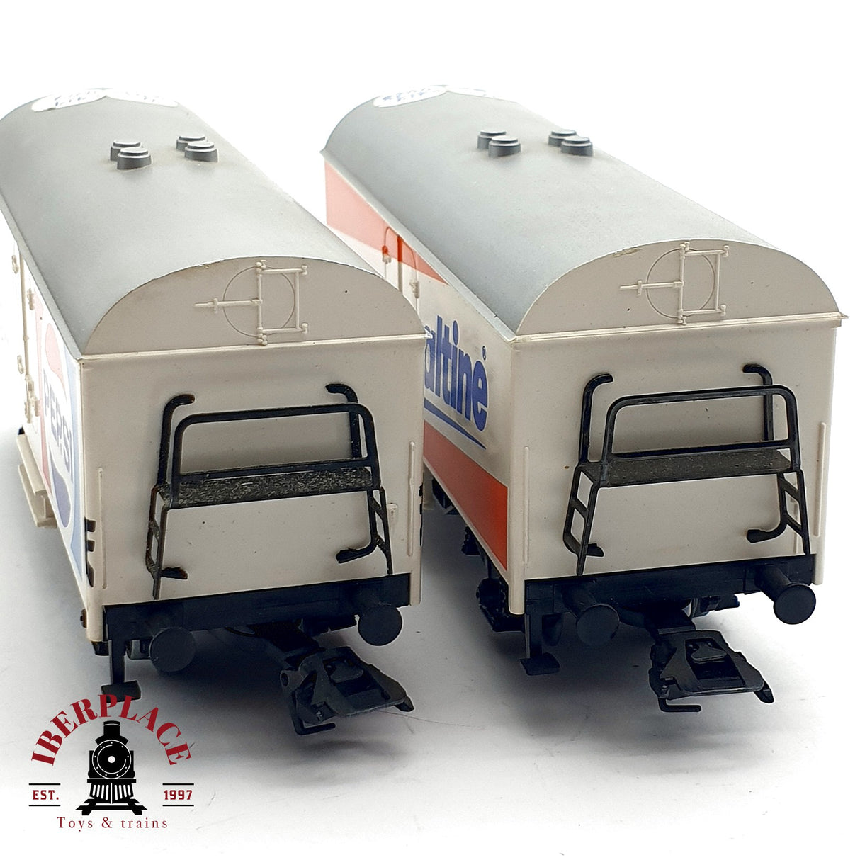 ♻️ 2x AC Märklin 4428 4419 vagones cerrados ovamaltine y pepsi SBB CFF H0 escala 1:87 A28