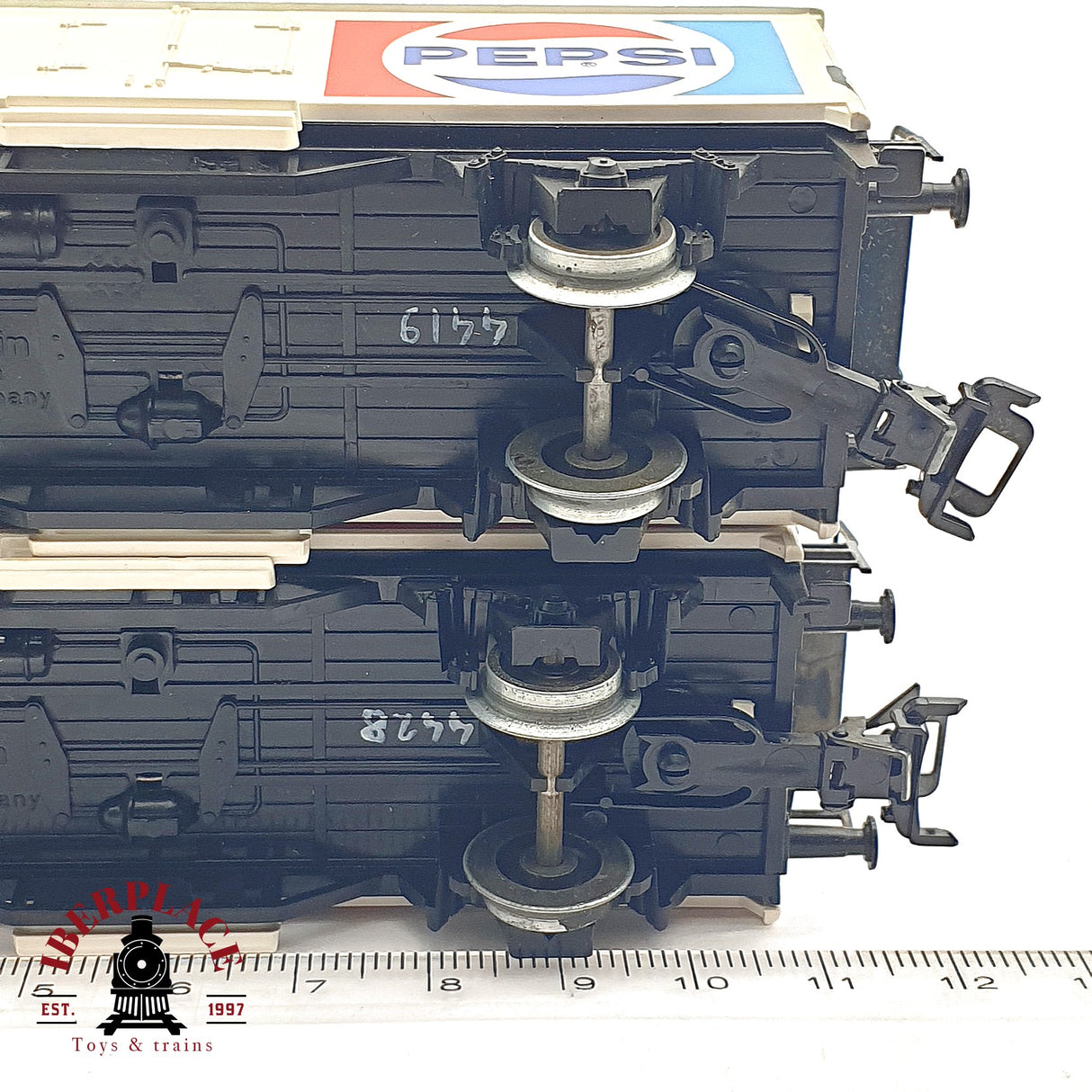 ♻️ 2x AC Märklin 4428 4419 vagones cerrados ovamaltine y pepsi SBB CFF H0 escala 1:87 A28