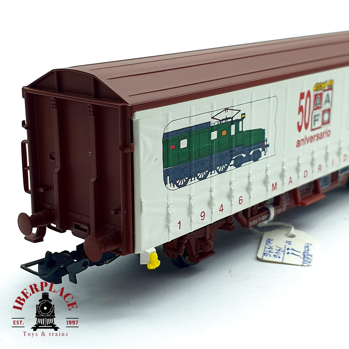 ♻️ DC Electrotren 1946-1996 vagón 50 Aniversario AAF Madrid RENFE  H0 escala 1:87 A28