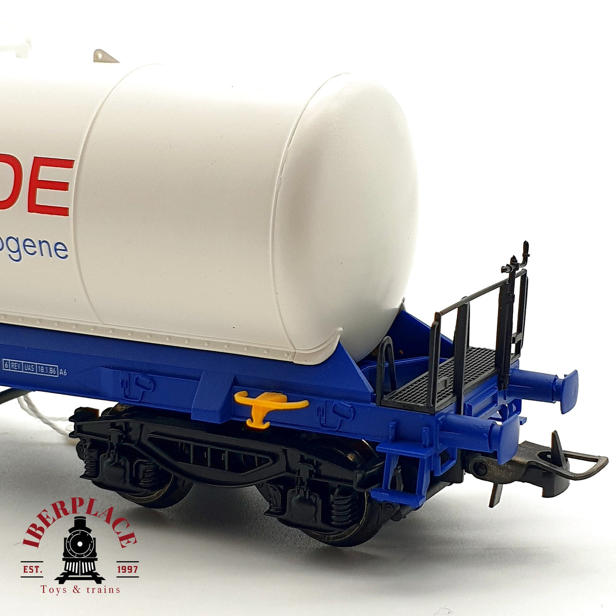 ♻️ DC Electrotren 5857K vagón cisterna L'Air Liquide SNCF H0 escala 1:87 A28