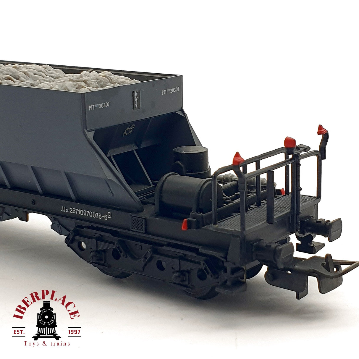 ♻️ DC Electrotren vagón tolva Transfesa RENFE 0970078-6  H0 escala 1:87 A28